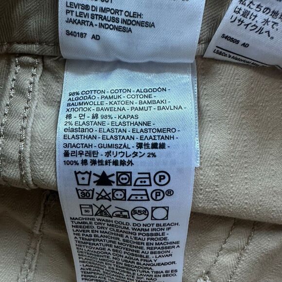 Levi’s Women’s Utility Pants in Tan Size 30 - Picture 7 of 7